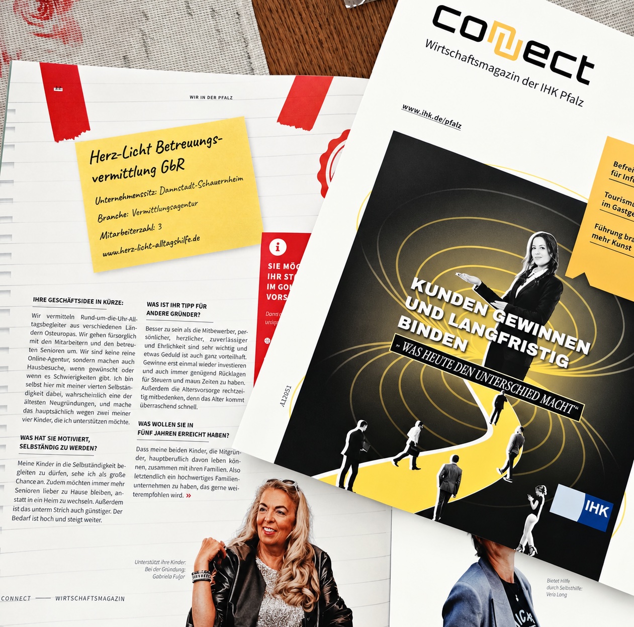 Artikel „Ein Start-up stellt sich vor“ aus connect · IHK Pfalz